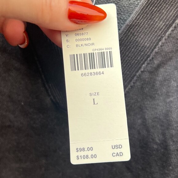 Size L - Daily Practice by Anthropologie Utility Mini Dress NWT - Picture 4 of 6